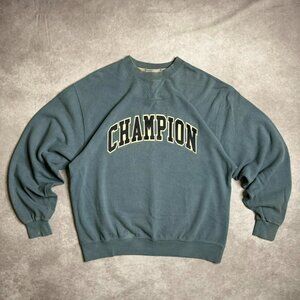 Blue Vintage Champion Crewneck Sweater